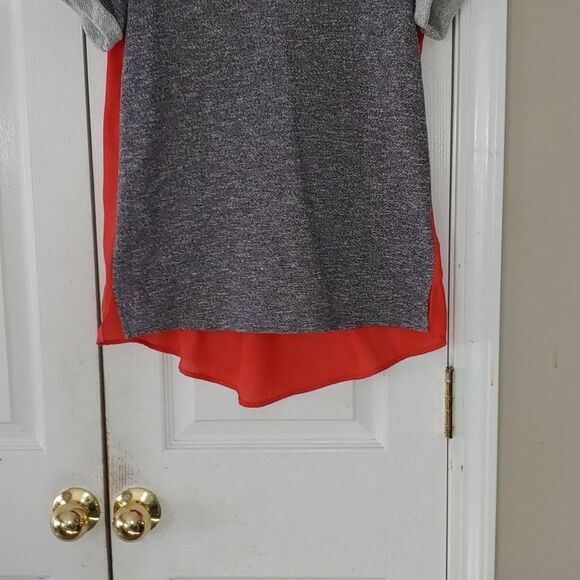 Market & Spruce Mixed Media Blouse Sz M NWOT - Picture 2 of 5